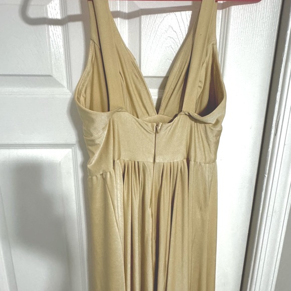 NWT Champagne Formal Dress - Picture 4 of 4